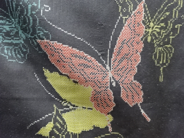 Japanese Kimono / Tsumugi Silk